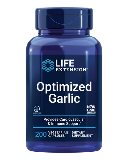 Life Extension Optimized Garlic, 200 Capsules