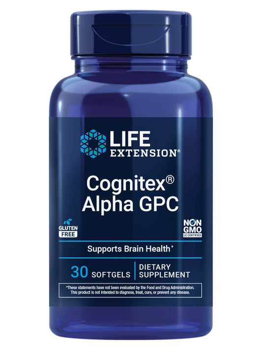 Life Extension Cognitex Basics, 30 Softgels - Multi-Nutrient Formula for Brain Health Support, Targeted Nutrition for Memory, Focus, Attention & Overall Cognitive Performance - Non-GMO, Gluten-Free