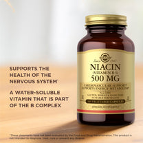 Niacin 500mg Solgar 100 VCaps