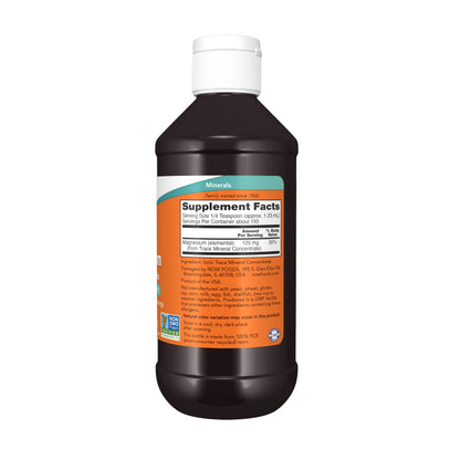 NOW Supplements, Liquid Magnesium with Trace Mineral, Nervous System Support*, 8-Ounce