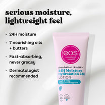 eos 24H Moisture Travel Body Lotion- Fresh & Cozy, Mini Size, 2.5 fl oz