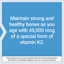 Life Extension Mega Vitamin K2, 45 mg, 30 Capsules