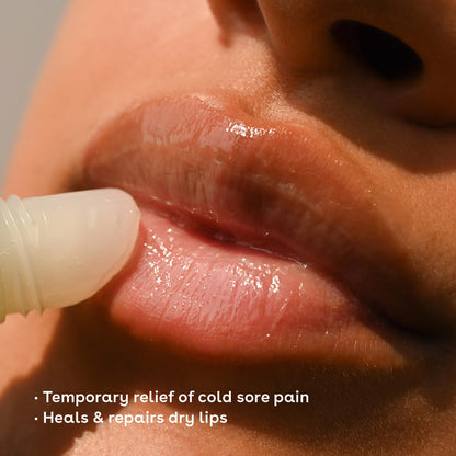 eos Medicated Lip Balm - Lip Care to Repair and Protect Chapped and Dry Lips, Instant Cooling and Pain Relief with Natural Ingredients, 0.35 fl oz.