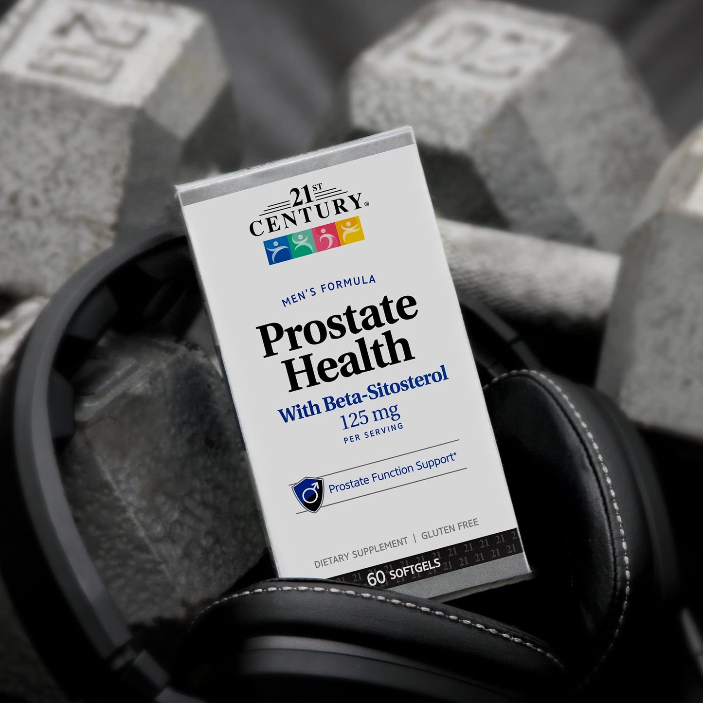21st Century Prostate Health with Beta-Sitosterol 125mg, 60 Softgels
