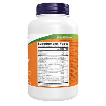 NOW Foods Supplements, Liver Refresh™ with Milk Thistle Extract and unique Herb-Enzyme blend, 180 Veg Capsules