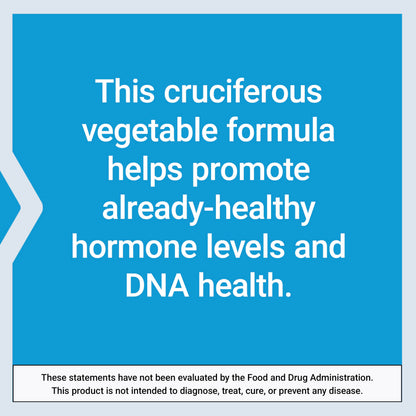 Life Extension Cruciferous Vegetable Extract Blend, Broccoli Extract, I3C, Helps Maintain DNA Health & Already Healthy Hormone Levels, Gluten Free, Non-GMO, Vegetarian, 60 Capsules
