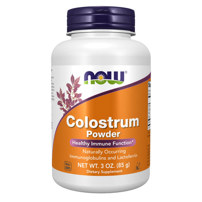 NOW Foods Supplements, Colostrum Powder, Naturally occurring Immunoglobulins and Lactoferrin, 3-Ounce
