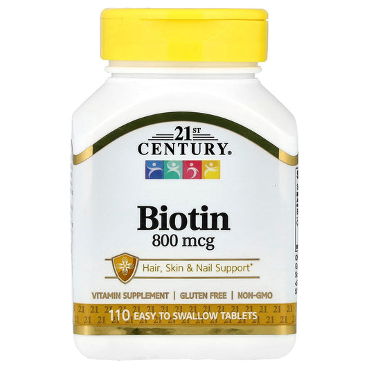 21st Century Biotin 800 mcg - 110 Tablets