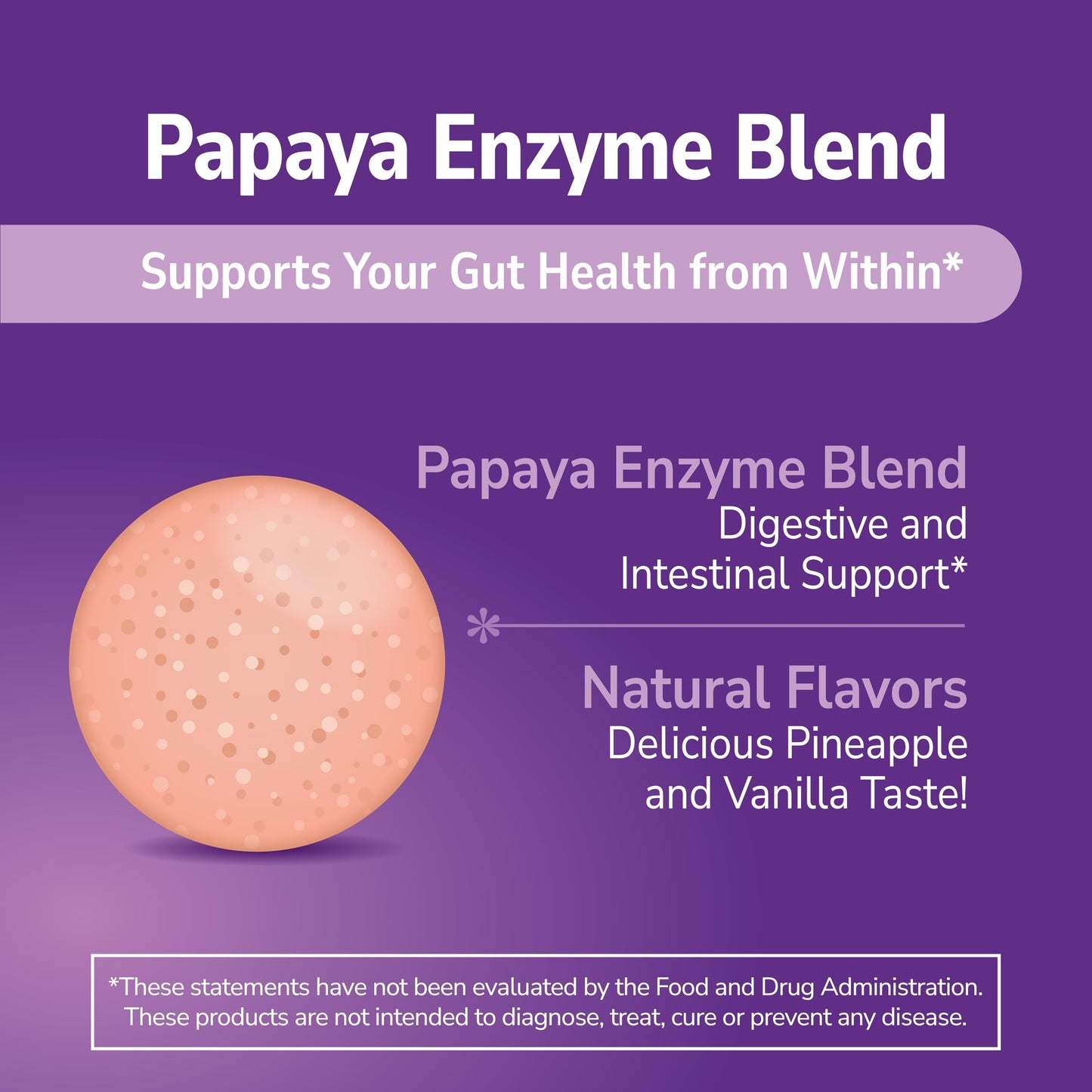 21st Century Papaya Enzyme Chewables for Digestion, Tropical, 100 Count