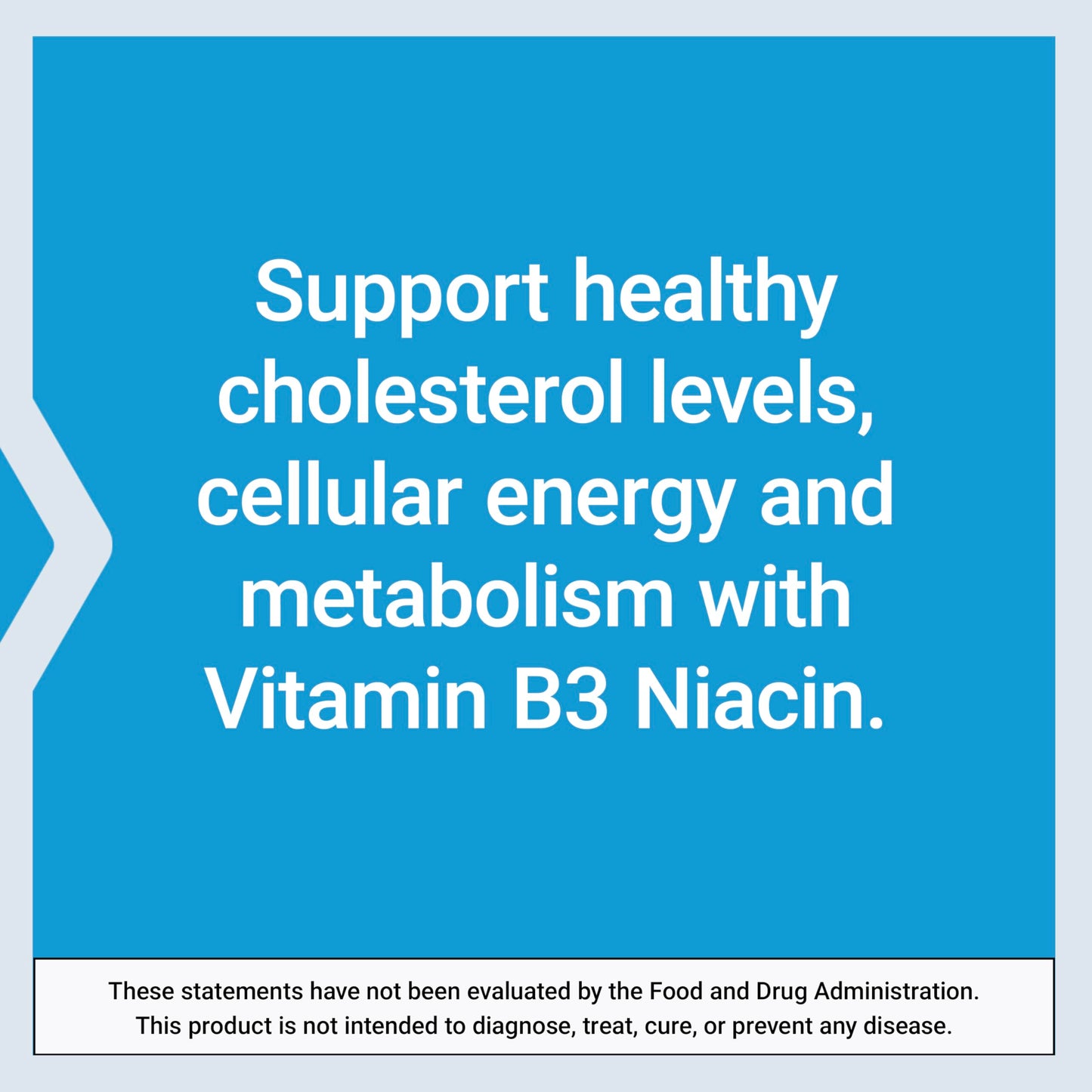 Life Extension Vitamin B3 Niacin, Heart Health, Cholesterol & Energy Support, Gluten-Free, Non-GMO, 100 Capsules