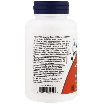 Now L-Citrulline 100% Pure Powder
