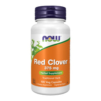 NOW Foods Supplements, Red Clover (Trifolium pratense) 375 mg, Herbal Supplement, 100 Veg Capsules