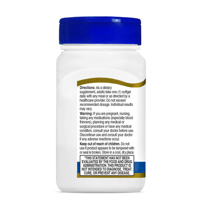 21st Century Norwegian Cod Liver Oil, 400 mg, 110 Softgels