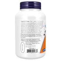 NOW Foods Supplements, L-Carnitine 1,000 mg, Purest Form, Amino Acid, Fitness Support*, 100 Tablets