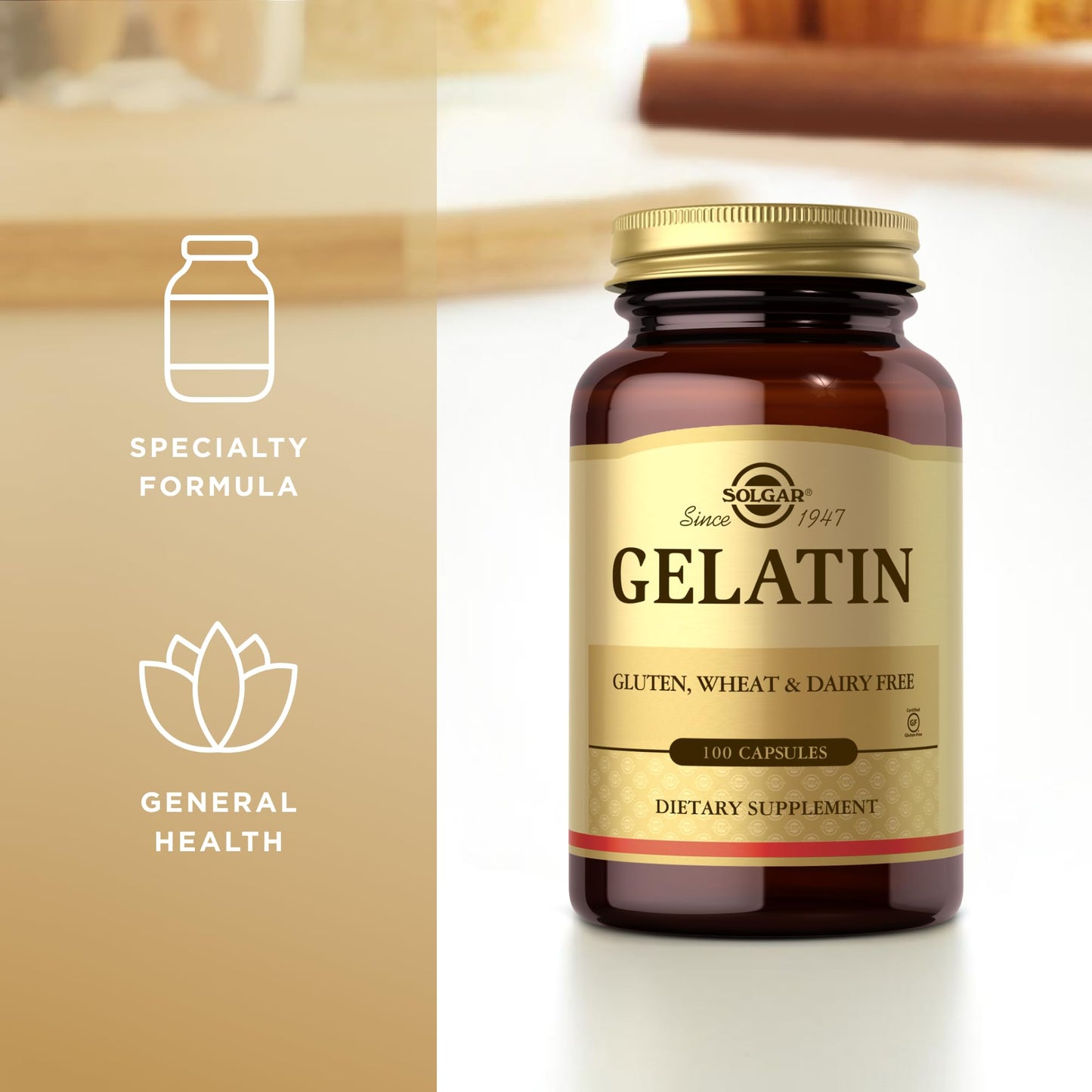 Gelatin Solgar 100 Caps