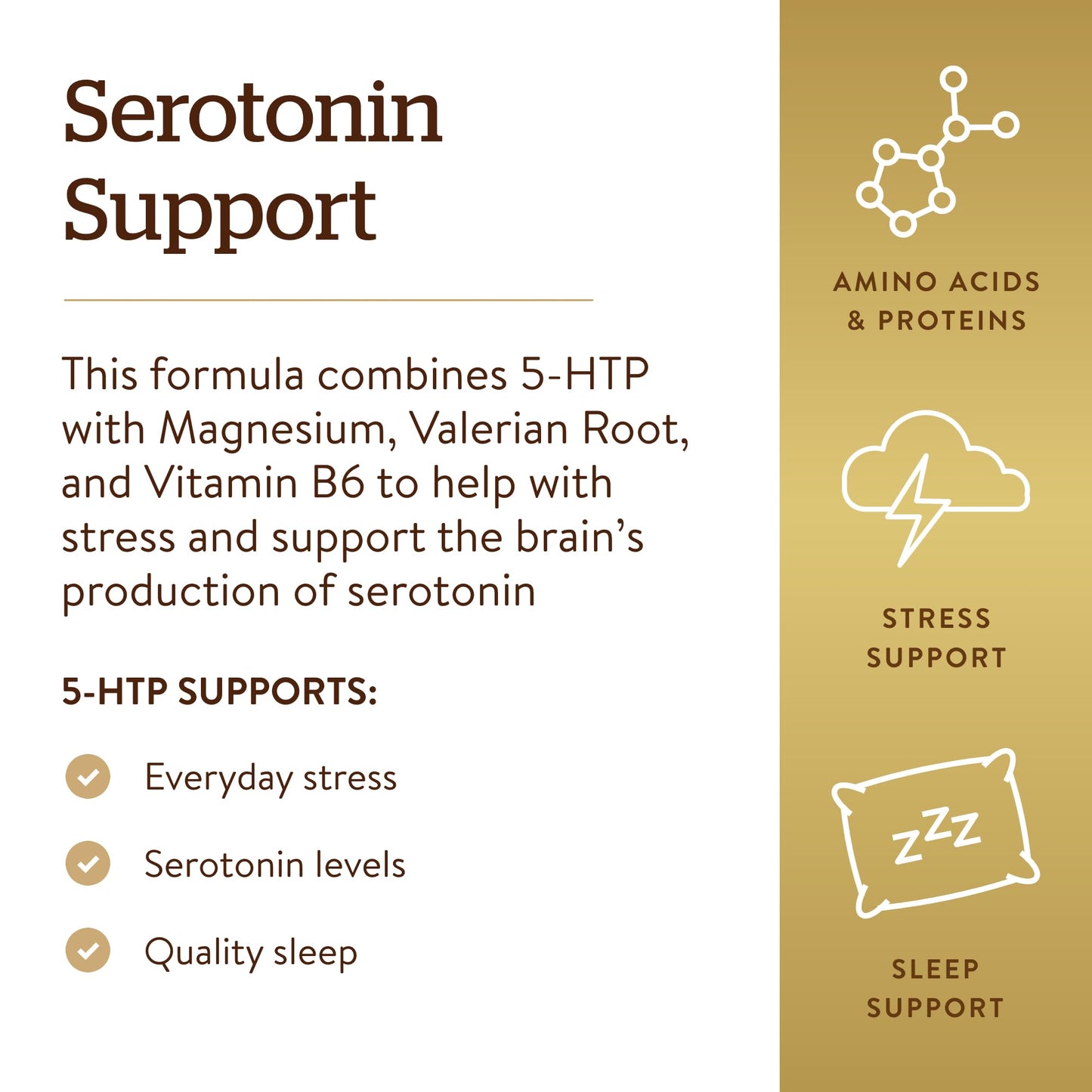 Solgar 5-HTP 100 mg, 90 Vegetable Capsules - Promotes Relaxation, Vegan
