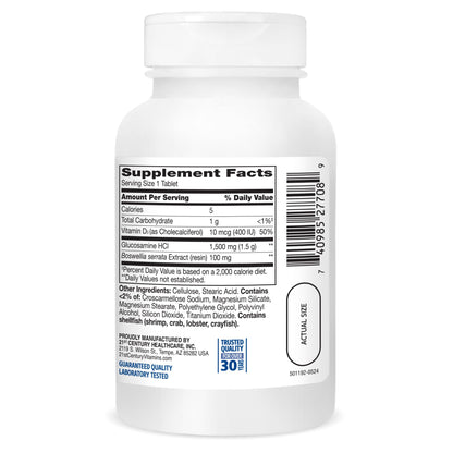 21st Century Glucosamine Daily Complex Plus D Tablets, Joints, 60 Count