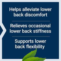 Life Extension Lower Back Relief, for Occasional Back Stiffness, Comfort and Flexibility, Ginger, Chaste Tree, White Willow bark, Non-GMO, Gluten-Free, Vegetarian, 60 Capsules