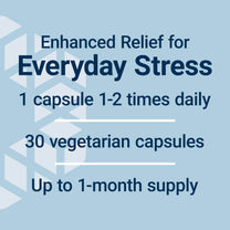 Life Extension Enhanced Stress Relief, Lemon Balm Extract, L-theanine, decompress with This Supplement for Stress, Gluten-Free, Non-GMO, Vegetarian, 30 Capsules