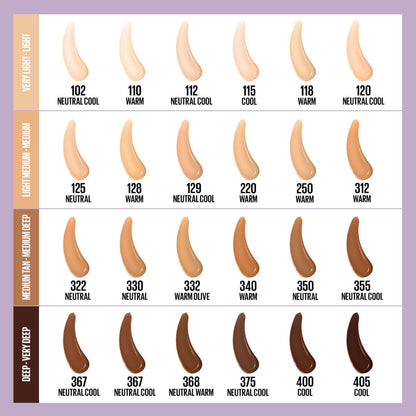 Maybelline Super Stay Lumi-Matte Foundation, Lightweight and Buildable Full Coverage Foundation Makeup For Up To 30HR Wear, 312, 1 Count
