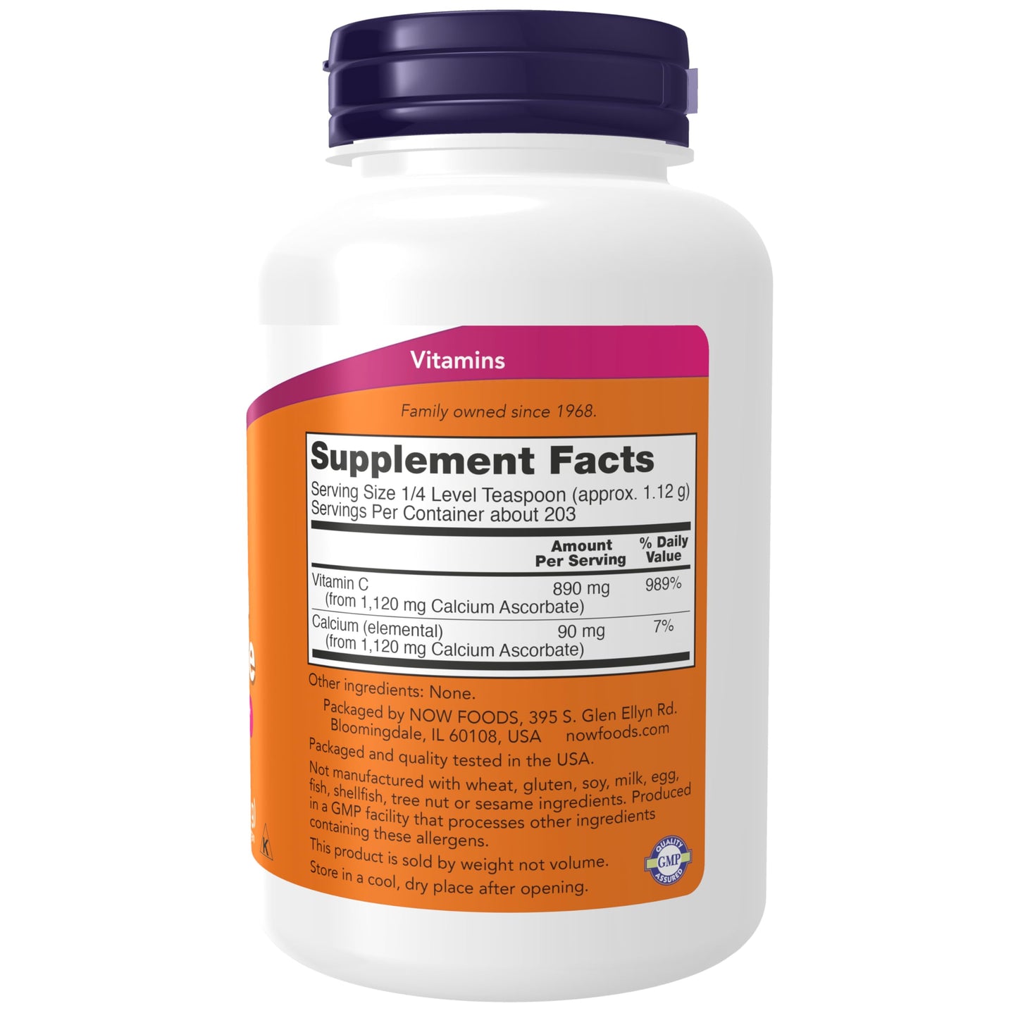 NOW Foods Supplements, Calcium Ascorbate Powder, Buffered, Antioxidant Protection*, 8-Ounce