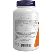 NOW Foods Supplements, Papaya Enzyme with Mint and Chlorophyll, Digestive Support*, 360 Chewable Lozenges