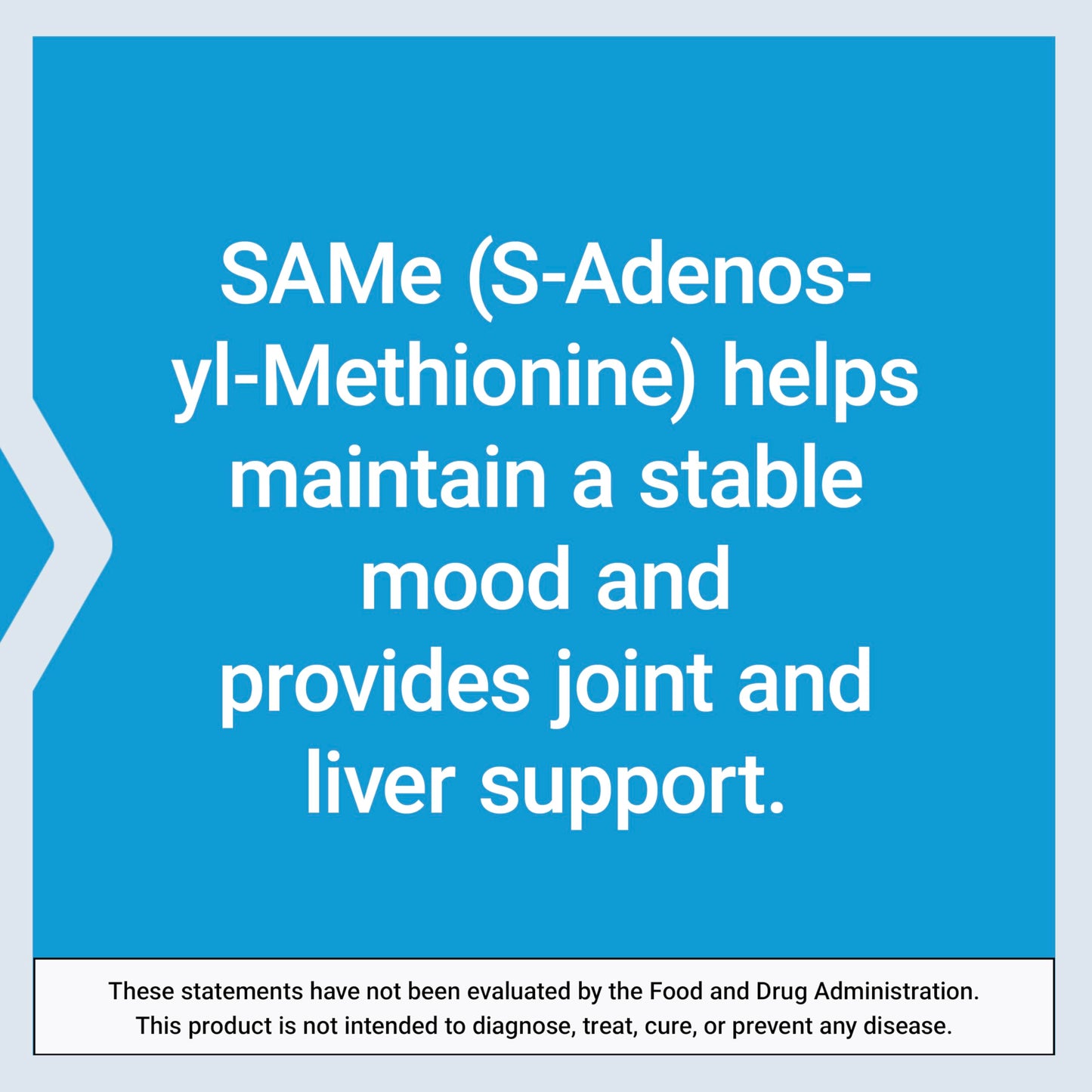 Life Extension Same, S-Adenosyl-Methionine, 400 mg, Mood and Liver Health and Joint Support Supplement, Non-GMO, Vegetarian, Gluten Free, 60 enteric-Coated Tablets