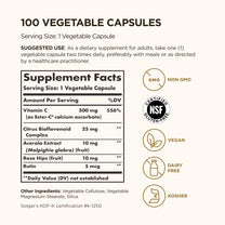 Solgar Ester-C Plus 500 mg Vitamin C (Ascorbate Complex), 100 Servings