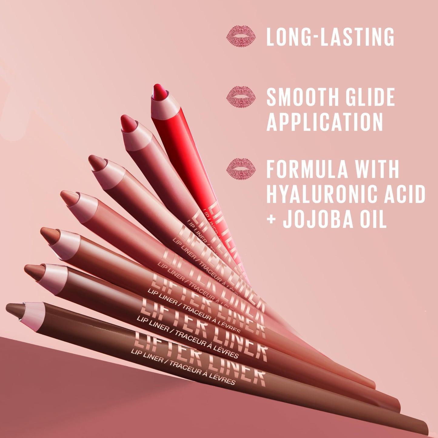 MAYBELLINE Lifter Gloss and Lifter Liner Makeup Gift Set, Lip Gloss and Lip Liner in Shades Petal and Line Leader