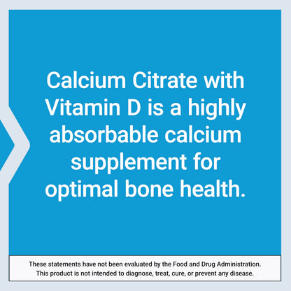 Life Extension Calcium Citrate with Vitamin D, 200 Capsules
