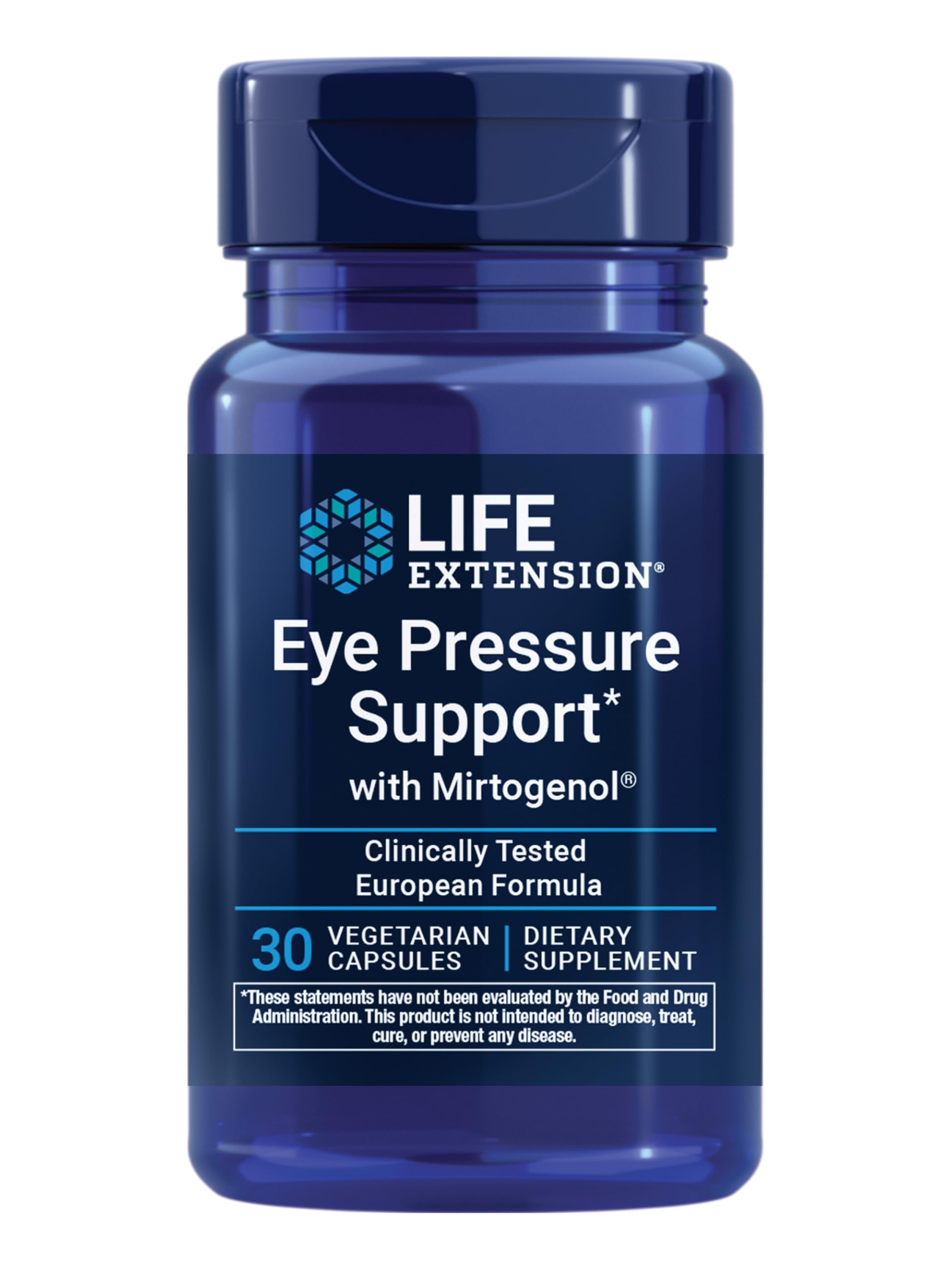 Life Extension Eye Pressure Support with Mirtogenol, 30 Capsules