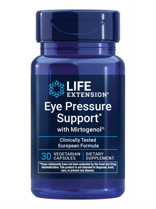 Life Extension Eye Pressure Support with Mirtogenol, 30 Capsules