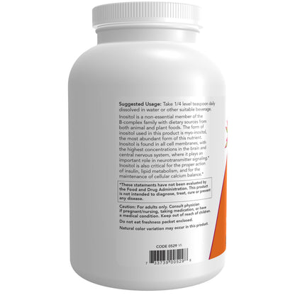 NOW Foods Supplements, Inositol Powder, Neurotransmitter Signaling*, Cellular Health*, 1-Pound