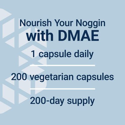 Life Extension DMAE Bitartrate, Supports neurotransmitter Production, 6-Month Supply, Gluten-Free, Non-GMO, Vegetarian, 200 Capsules