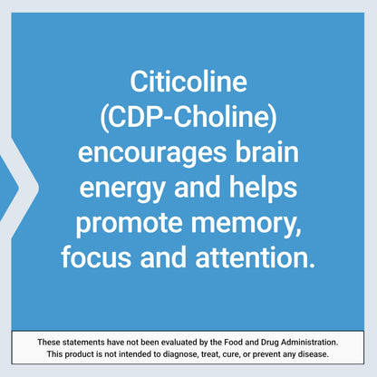 Life Extension Citicoline (CDP-Choline), 60 Capsules