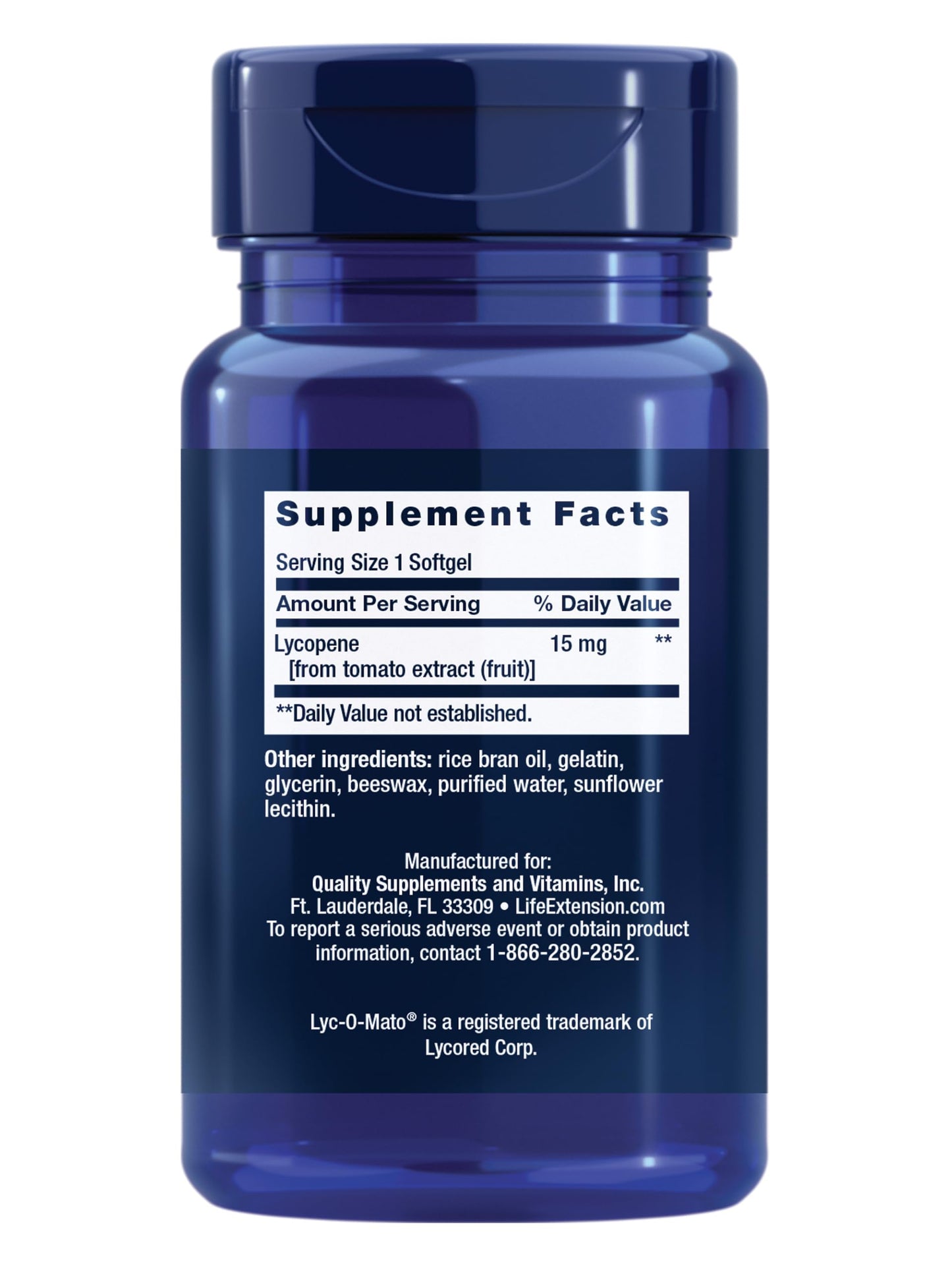 Life Extension Mega Lycopene, 90 Softgels