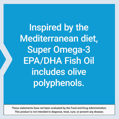 Life Extension Super Omega-3 EPA/DHA Fish Oil, 120 Softgels