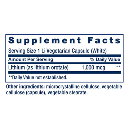 Life Extension Memory Protect, Lithium, colostrinin Milk peptides, Memory and Cognitive Health Support, Gluten-Free, Non-GMO, 12 colostrinin-Lithium (C-Li) Capsules, 24 Lithium (Li) Capsules