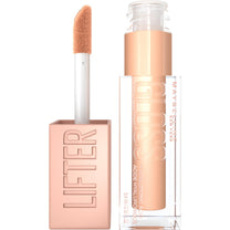 Maybelline Lifter Gloss, Hydrating Lip Gloss with Hyaluronic Acid, Sun, Clear Neutral, 0.18 Ounce