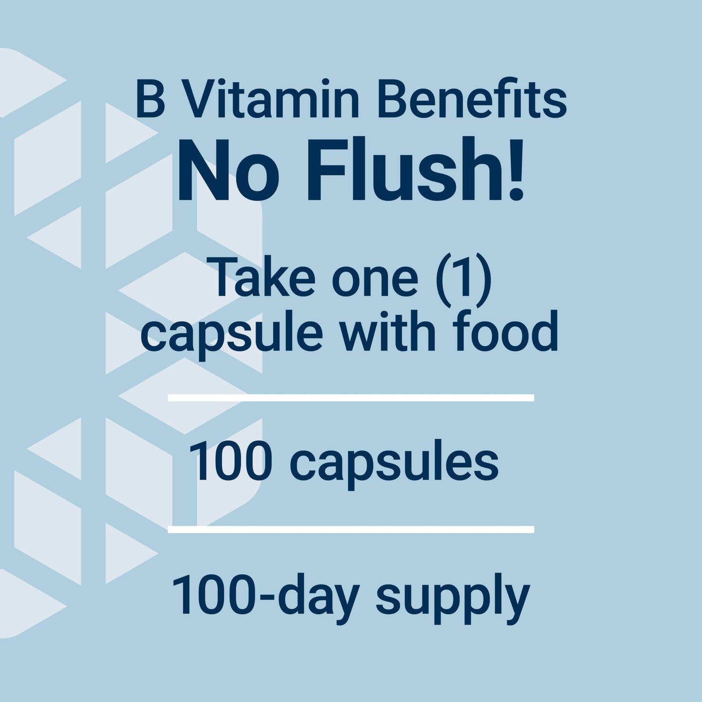 Life Extension No Flush Niacin, B3 for Heart Health, Cholesterol & Energy Support, Non-GMO, Gluten-Free, 100 Capsules