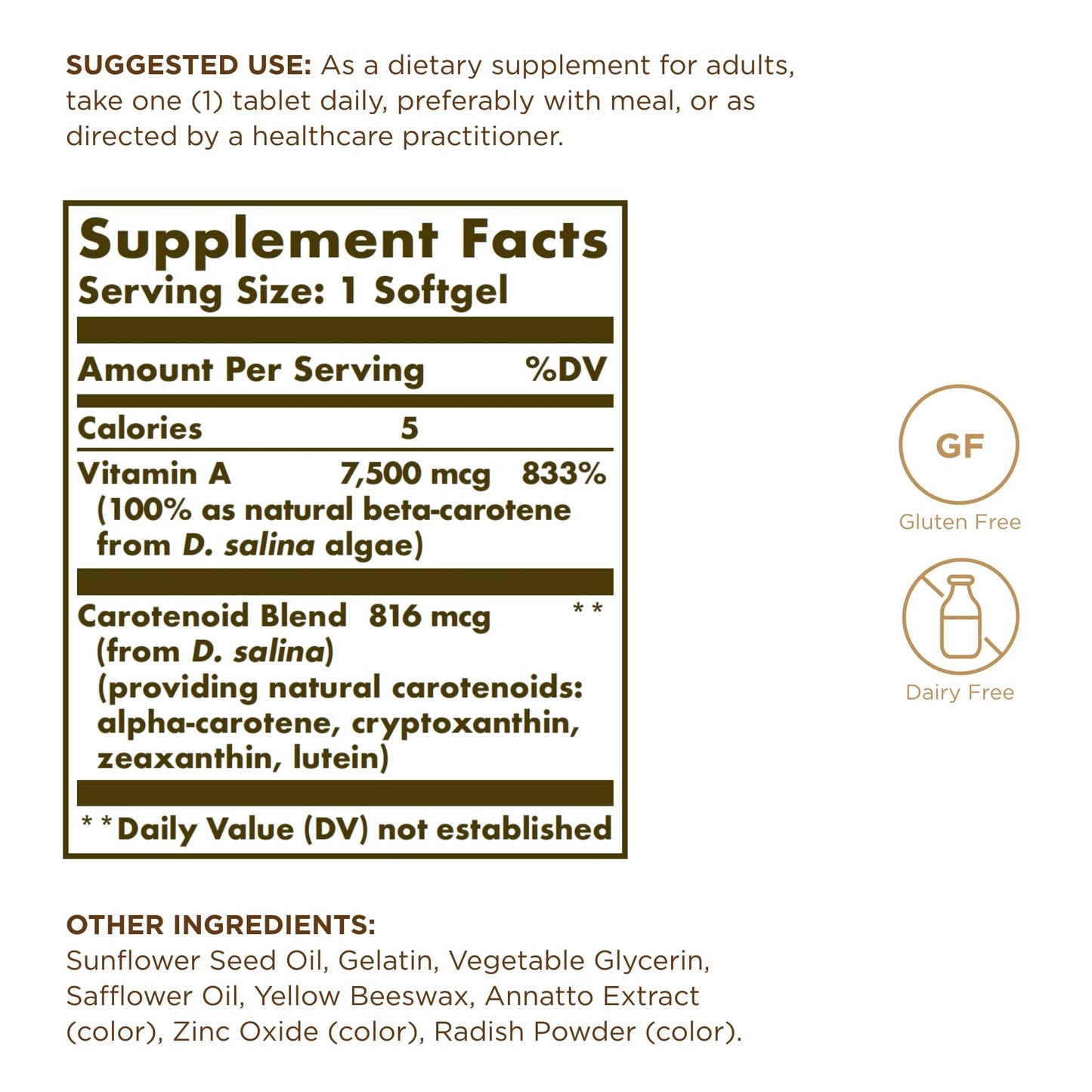 Oceanic Beta Carotene Solgar 90 Softgel