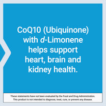 Life Extension Super-Absorbable CoQ10 (Ubiquinone) with d-Limonene, Heart Health Supplement, relieves General Fatigue, oxidative Stress Defense, 50 mg, Non-GMO, Gluten-Free, 60 softgels