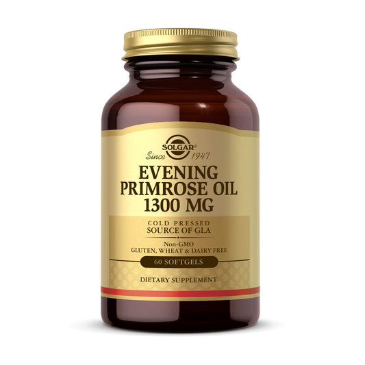 Solgar Evening Primrose Oil 1300 mg, 60 Softgels - Supports Skin Health