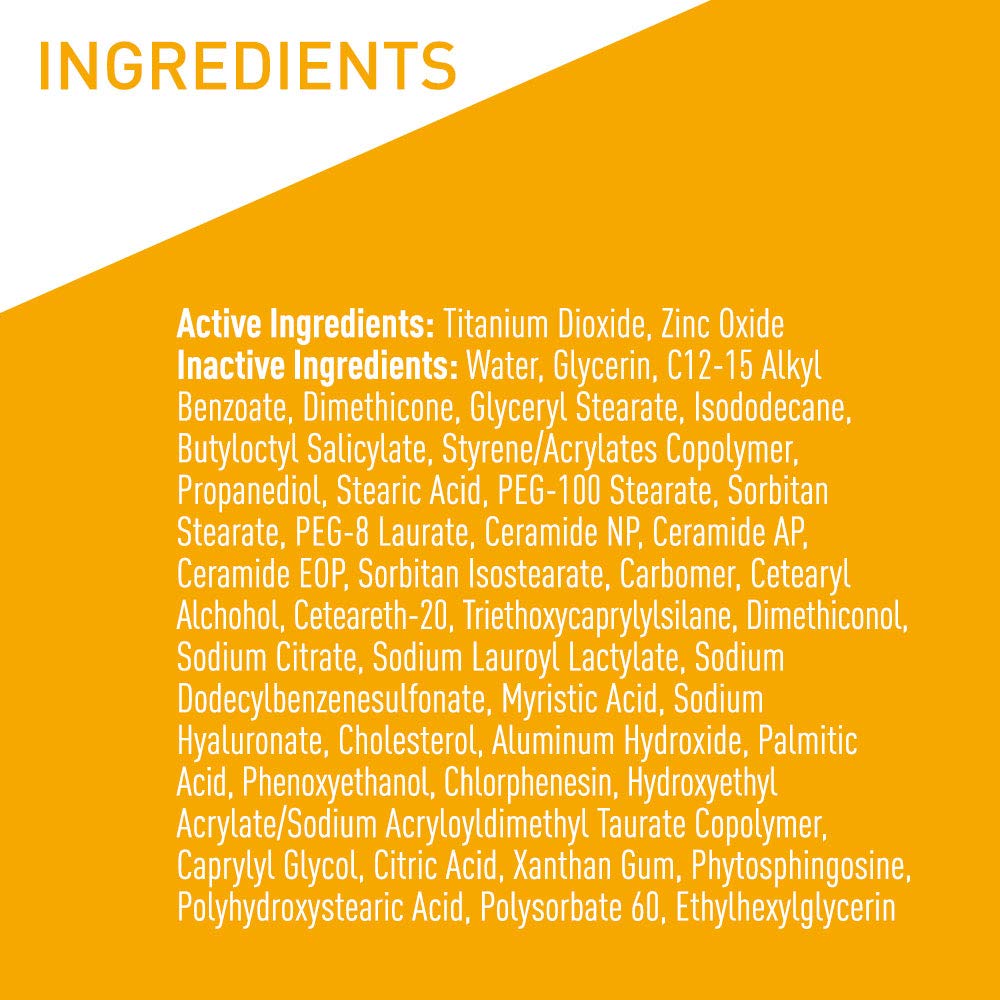 CeraVe Hydrating Mineral Sunscreen SPF 30 with Hyaluronic Acid, 5oz