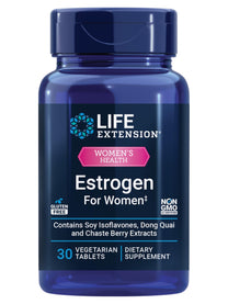 Life Extension Estrogen for Women, Helps Relieve hot Flashes and Night Sweats, Soy isoflavones, Norway Spruce Extract, chasteberry, Hormone-Free, Gluten Free, Non-GMO, Vegetarian, 30 Tablet