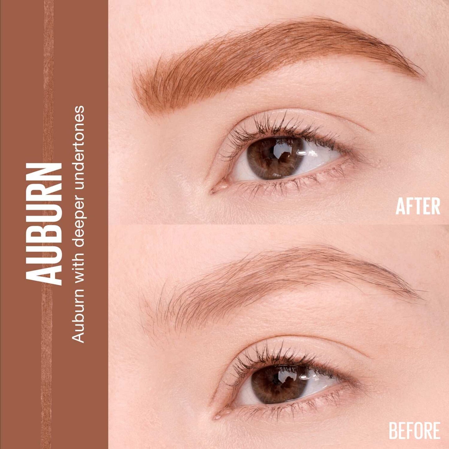Maybelline Express Brow Ultra Slim Eyebrow Makeup, Brow Pencil with Precision Tip and Spoolie for Defined Eyebrows, Auburn, 1 Count (Packaging May Vary)