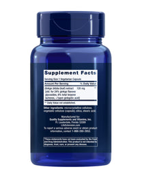 Life Extension Ginkgo Biloba Certified Extract, 120 mg, 365 Capsules