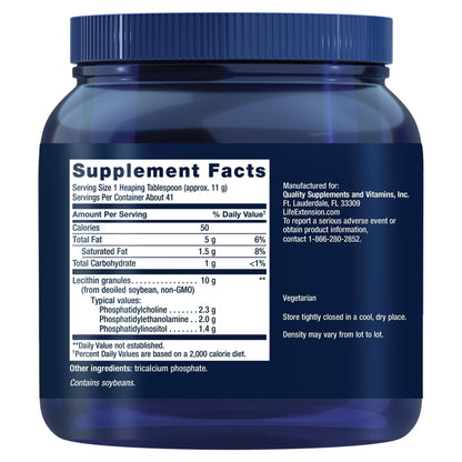 Life Extension Lecithin, 454 Grams