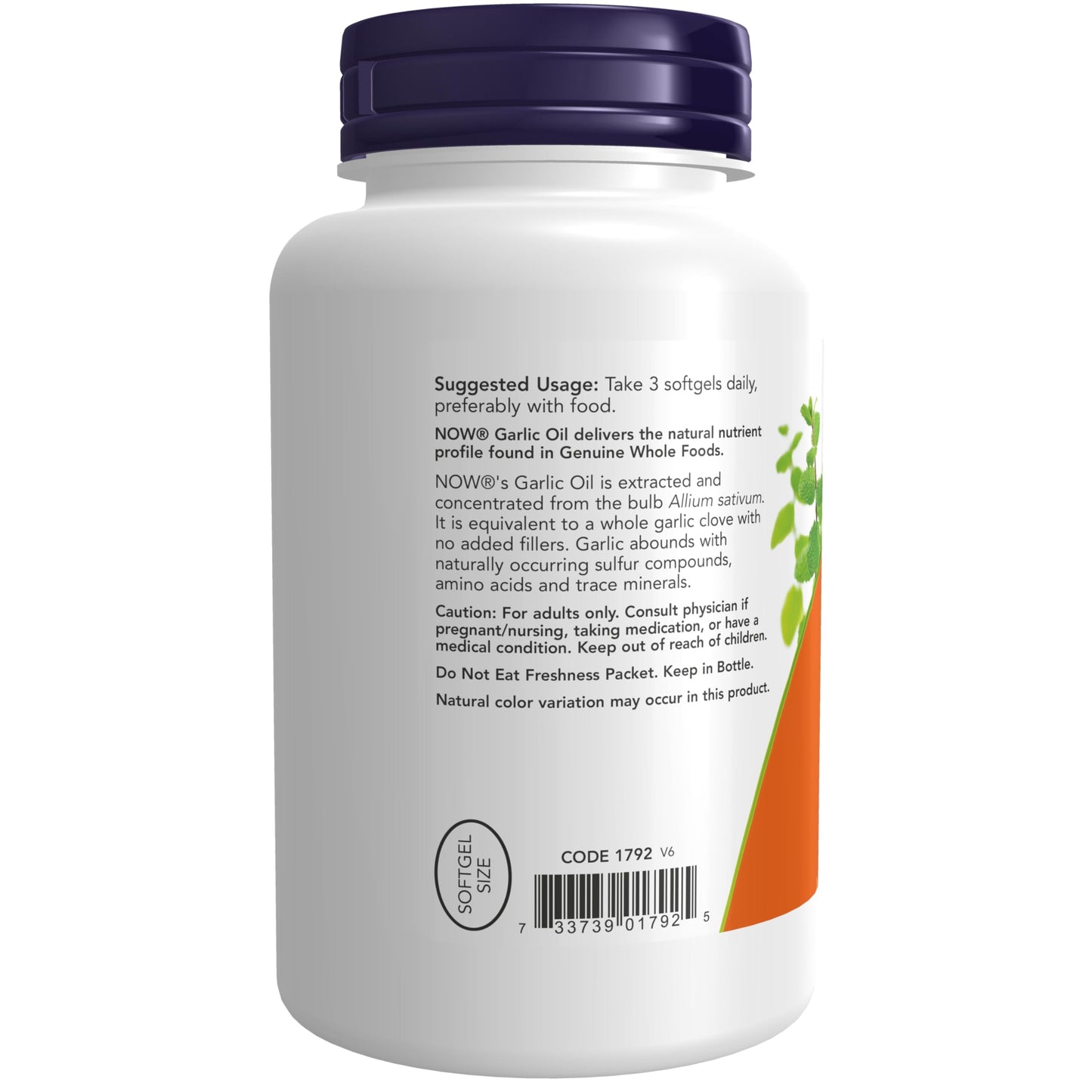 NOW Foods Supplements, Garlic Oil 1500 mg, 250 Softgels