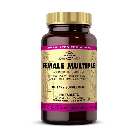 Solgar Female Multiple, 120 Tablets, Multivitamin, Mineral & Herbal Formula